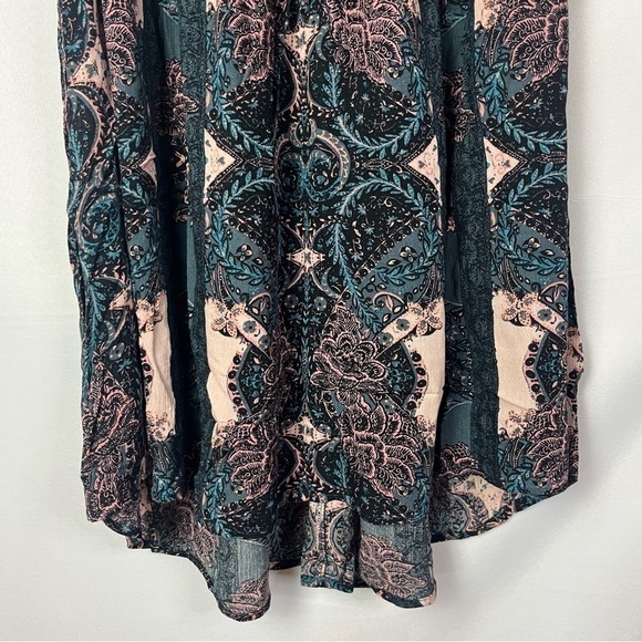 Free People Count Me In Trapeze Mini Tunic Dress M - Picture 4 of 5